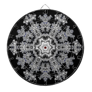Silver Snowflake Dartbord