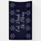 Silver Snowflake Spandoek (Verticaal)