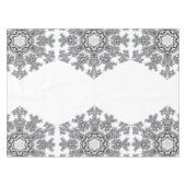 Silver Snowflake Tafelkleed (Voorkant (Horizontaal))