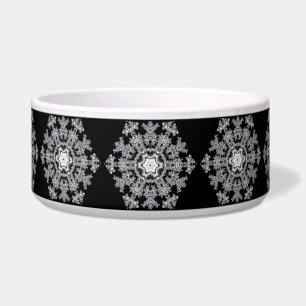 Silver Snowflake Voerbakje