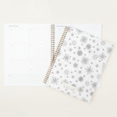 Silver Snowflakes Design blanc (Devant avec enveloppe)