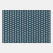 Silver Snowflakes Inpakpapier Vel (Voorkant 2)