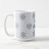 Silver Snowflakes kerst Koffiemok (Links)