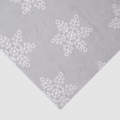 Silver Snowflakes kerst Tissuepapier (Detail)