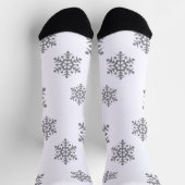 Silver Snowflakes Socks Sokken (Top)