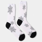 Silver Snowflakes Socks Sokken (Rechts)