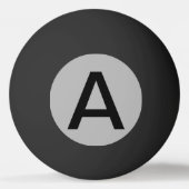 Silver Solid Color Pingpongballen (Achterkant)