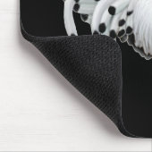 Silver Spangled Hamburg Chicken Mousepad Muismat (Hoek)