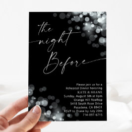 Silver Sparkle en Black Repetial Diner Kaart