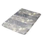 Silver Sparkle Glitter Glamor Glam Modern Trendy Badmat (Gekanteld)