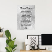 Silver Sparkle Holistic Blessing Poster (Thuiskantoor)