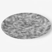 Silver Sparkle Papieren Bordje (Gekanteld)