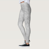 Silver Sparkle Shimmery-Leggings Leggings (Links)