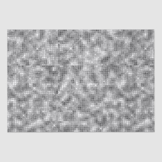 Silver Sparkle Tissuepapier (Voorkant)