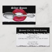 Silver Spoon Personal Chef and Catering Visitekaartje (Voorkant / Achterkant)