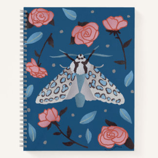 Silver-Spotted Tiger Moth Art Notitieboek