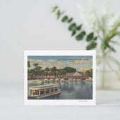 Silver Springs, FL - Waterfront Uitzicht van Boat Briefkaart (Staand voorkant)