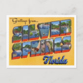 Silver Springs, Florida Big Letters Briefkaart (Voorkant)
