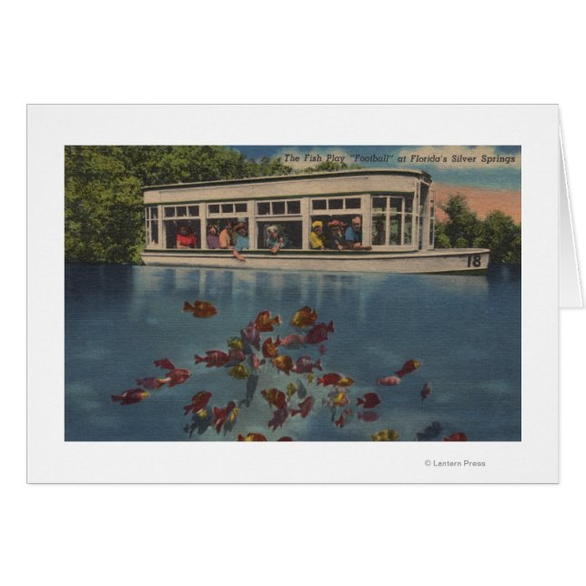 Silver Springs, Floride - Vue sur Riverboat & (Devant horizontal)