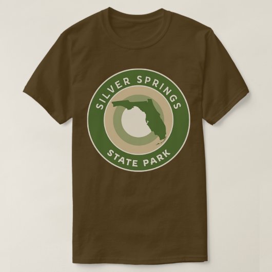 Silver Springs State Park Florida Bullseye T-shirt (Design voorkant)