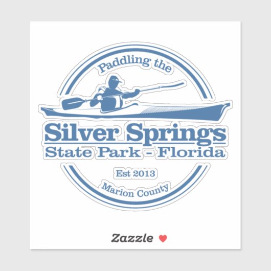 Silver Springs State Park (SK) Sticker (Vel)