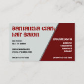 Silver Sprinkles Distress Style Red en Black Visitekaartje (Achterkant)