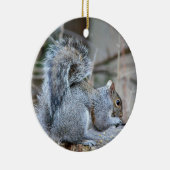 Silver Squirrel Ornament (Rechts)