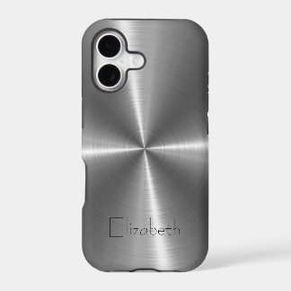 Silver Stainless Steel Print