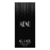 Silver Star Douche et Noir - Menu (Devant)