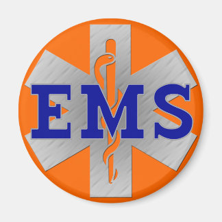 Silver Star met Blue EMS Magneet