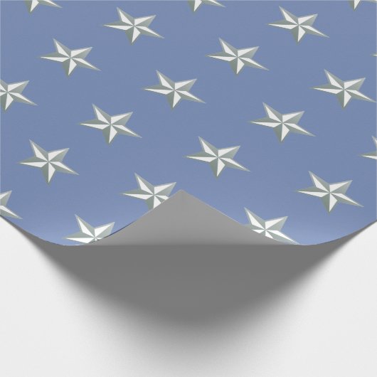 Silver Stars Cadeaupapier (Hoek)