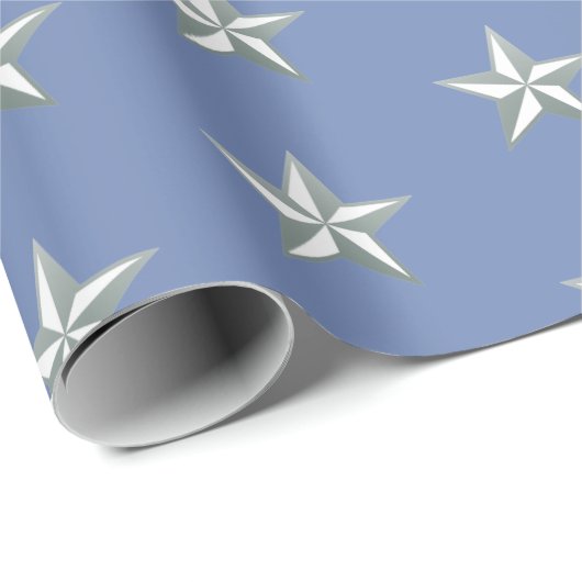 Silver Stars Cadeaupapier (Rol Hoek)