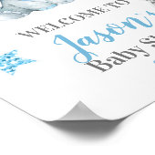 Silver stars Elephant Affiche de bienvenue, Boy Sh (Coin)