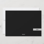 Silver Stars-fotoKerstmis Feestdagenkaart (Achterkant)