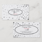 Silver Stars Visitekaartje (Voorkant / Achterkant)