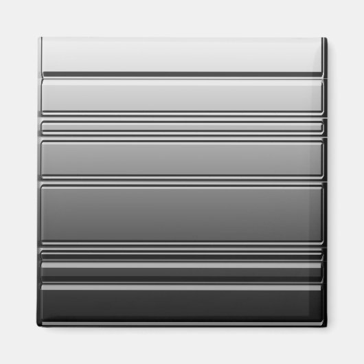 Silver Steel Square Magnet door Heard_ Magneet (Voorkant)