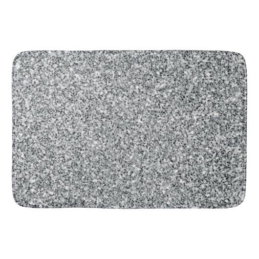Silver Stone Gary Gold Marble Paarse Glitter Badmat (Voorkant)