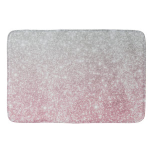 Silver Stone Gary Gold Marble Paarse Glitter Badmat