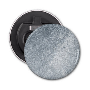 Silver Stone Gary Gold Marble Paarse Glitter Button Flesopener