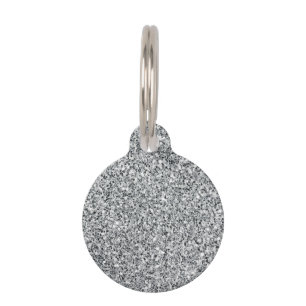 Silver Stone Gary Gold Marble Paarse Glitter Huisdierpenning