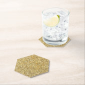 Silver Stone Gary Gold Marble Paarse Glitter Kartonnen Onderzetters (Insitu)