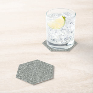 Silver Stone Gary Gold Marble Paarse Glitter Kartonnen Onderzetters