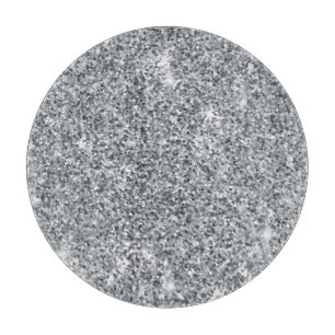 Silver Stone Gary Gold Marble Paarse Glitter Snijplank