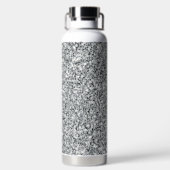 Silver Stone Gary Gold Marble Paarse Glitter Waterfles (Achterkant)