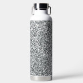 Silver Stone Gary Gold Marble Paarse Glitter Waterfles (Voorkant)