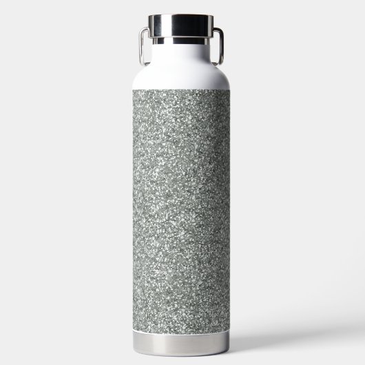 Silver Stone Gary Gold Marble Paarse Glitter Waterfles (Voorkant)