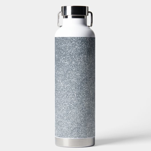 Silver Stone Gary Gold Marble Paarse Glitter Waterfles (Voorkant)