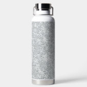 Silver Stone Gary Gold Marble Paarse Glitter Waterfles (Achterkant)