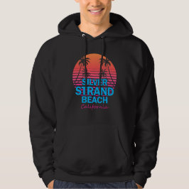 Silver Strand State Beach California Retro Hoodie