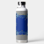 Silver Stream : Bouteille d'eau thermique bleue co (Droite)